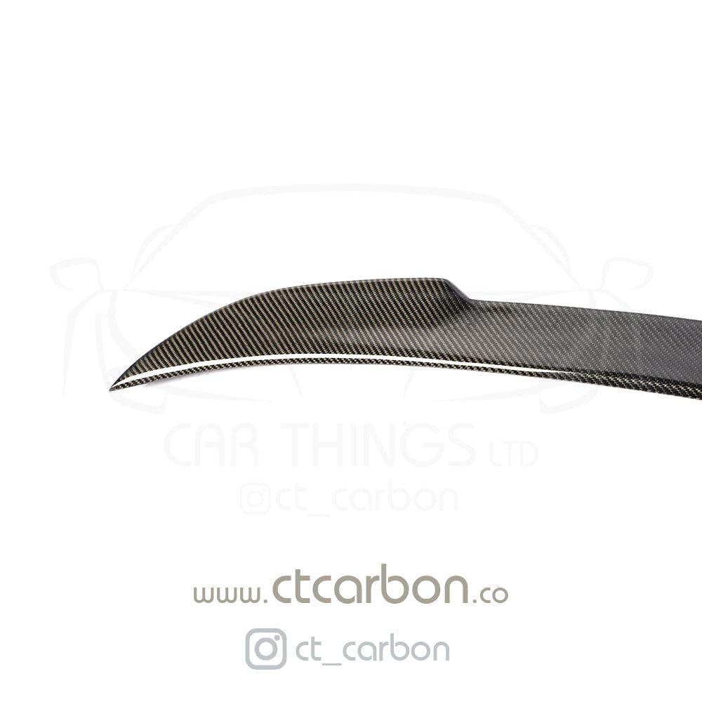 BMW M2 F87 / M2 Competition (M2C) & 2 Series F22 F23 Carbon Fibre/Carbon Fiber CS Style Rear Boot/Trunk Lip Spoiler Ducktail Decklid Wing - Coupe & Convertible 2014-2021 by CT Carbon
