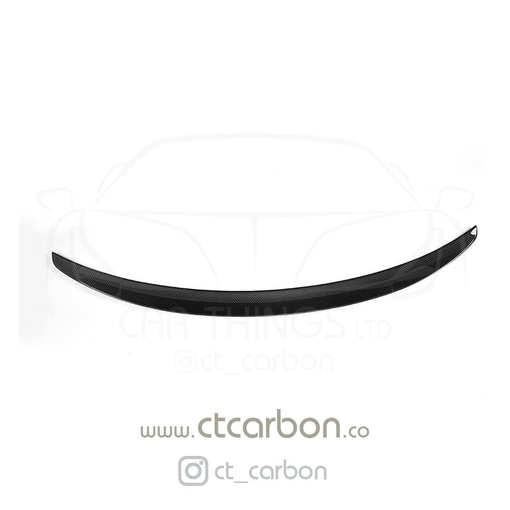 CT Carbon BMW M2/M2C M2 Competition F87 & 2 Series F22 F23 Carbon Fibre (Fiber) Boot/Trunk Lip Spoiler, M Performance MP Style Rear Wing Decklid/Tailgate Lip, 2014–2021 Coupe/Convertible, OEM+ Bootlid Rear Spoiler