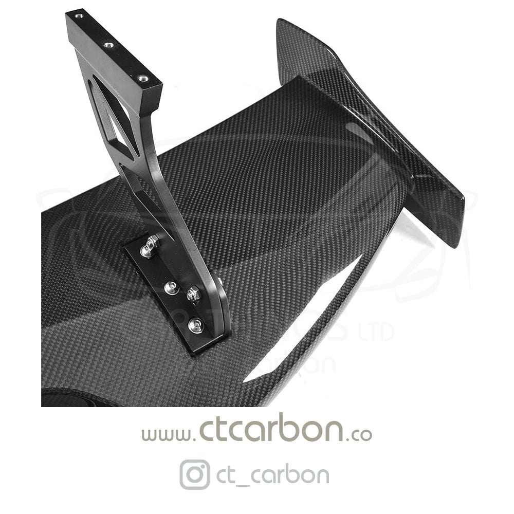 BMW M2/M2C F87, M3 F80, M4 F82/F83 Carbon Fibre GT Rear Wing Spoiler - MAD Style High-Rise Aerofoil by CT Carbon (2014-2020) - F8X Boot Lid Performance Wing
