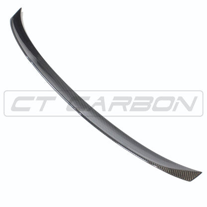 CT Carbon BMW G80 M3 & G20 3 Series Carbon Boot/Trunk/Decklid Lip Spoiler - M Performance (MP) Style OEM+ Rear Lip Wing - Pre-Preg Carbon Fibre/Fiber, High Gloss - Saloon/Sedan 2018+ / 2021+