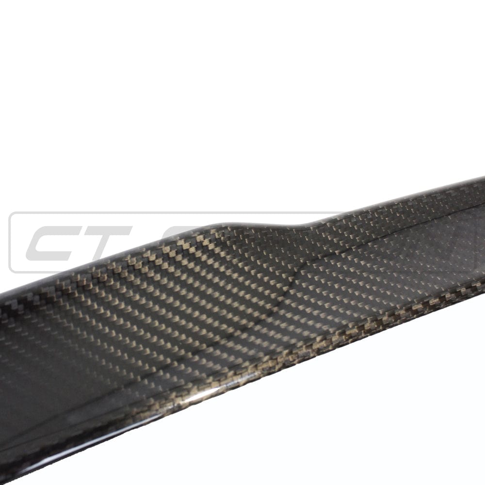 CT Carbon BMW G80 M3 & G20 3 Series Carbon Boot/Trunk/Decklid Lip Spoiler - M Performance (MP) Style OEM+ Rear Lip Wing - Pre-Preg Carbon Fibre/Fiber, High Gloss - Saloon/Sedan 2018+ / 2021+