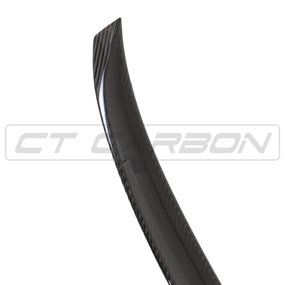 CT Carbon BMW G80 M3 & G20 3 Series Carbon Boot/Trunk/Decklid Lip Spoiler - M Performance (MP) Style OEM+ Rear Lip Wing - Pre-Preg Carbon Fibre/Fiber, High Gloss - Saloon/Sedan 2018+ / 2021+