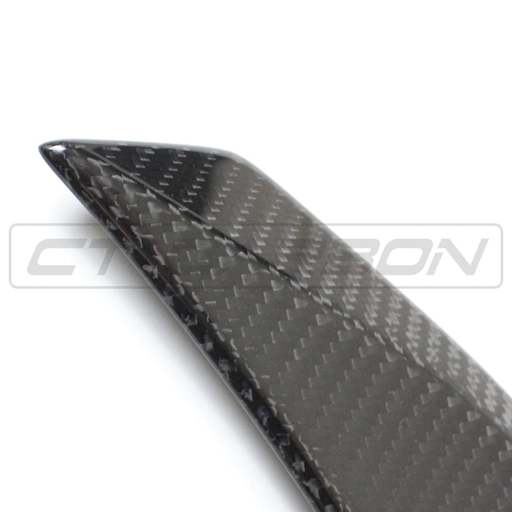 CT Carbon BMW G80 M3 & G20 3 Series Carbon Boot/Trunk/Decklid Lip Spoiler - M Performance (MP) Style OEM+ Rear Lip Wing - Pre-Preg Carbon Fibre/Fiber, High Gloss - Saloon/Sedan 2018+ / 2021+
