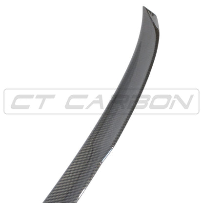 CT Carbon BMW G80 M3 & G20 3 Series Carbon Boot/Trunk/Decklid Lip Spoiler - M Performance (MP) Style OEM+ Rear Lip Wing - Pre-Preg Carbon Fibre/Fiber, High Gloss - Saloon/Sedan 2018+ / 2021+
