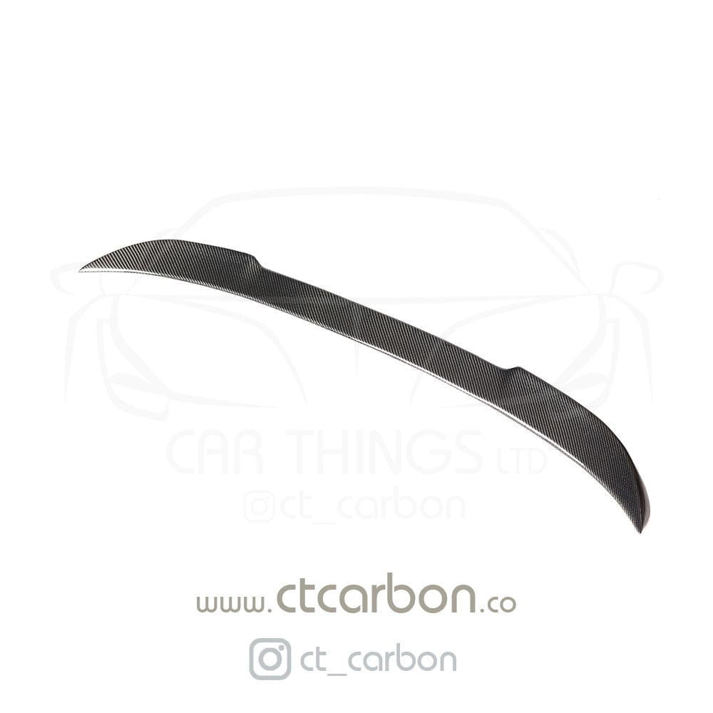 BMW F80 M3 & F30 3 Series Saloon Carbon Fibre Boot/Trunk Lip Spoiler - Rear Decklid Wing, CS Style M Performance Look, Gloss Carbon OEM+ Fit (2011–2020)