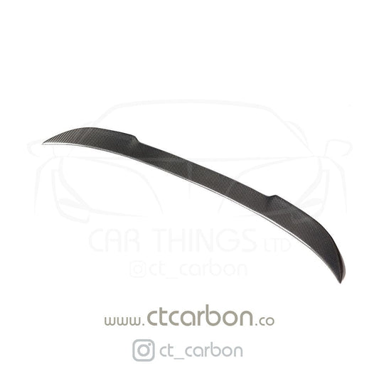 BMW M3 F80 & 3 Series F30 Sedan/Saloon Carbon Fibre Boot/Trunk Lip Spoiler - CS Style Ducktail Rear Wing | Gloss Carbon | 2011-2019 F30, 2014-2020 F80 | OEM Fit