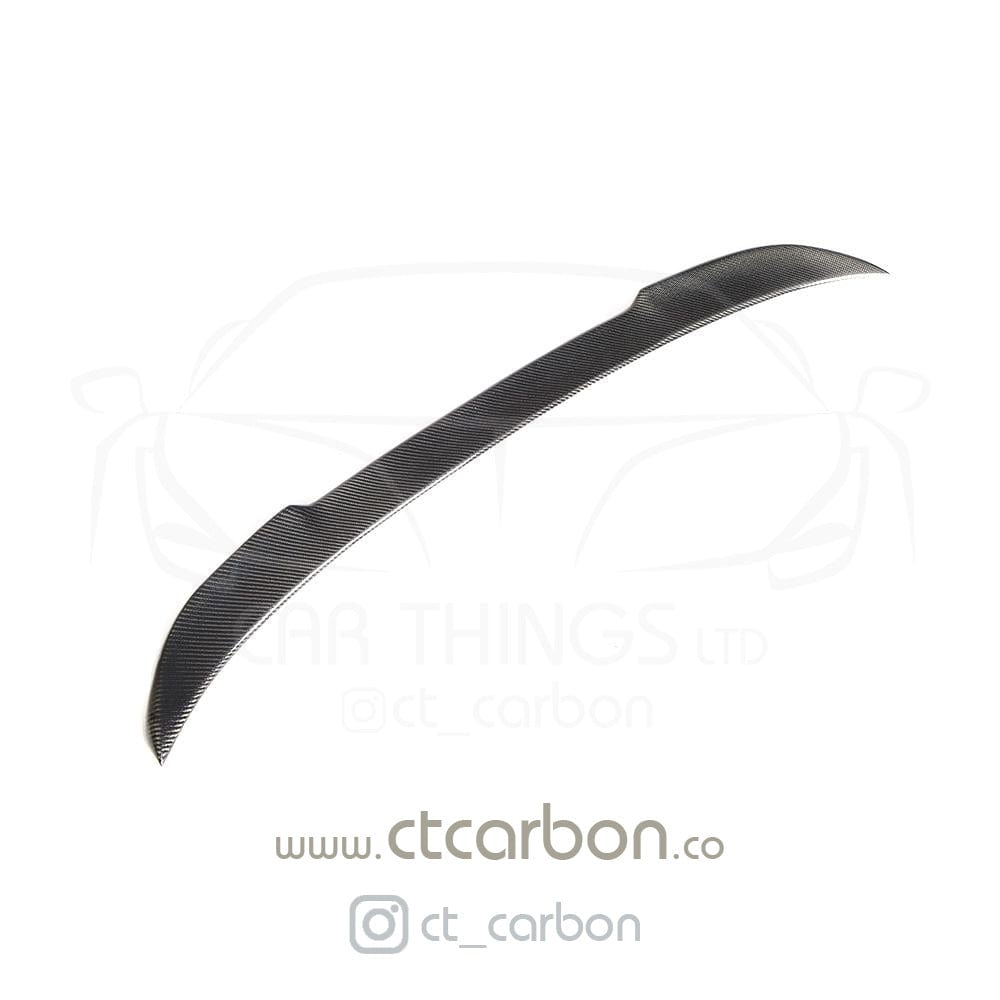 CT Carbon CS Style Rear Boot/Trunk Lip Spoiler for BMW F80 M3 (2014-2020) & F30 3 Series Sedan/Saloon (2011-2019) - Carbon Fibre CFRP Decklid/Bootlid Lip, Rear Boot Spoiler | OEM+ M Performance Look
