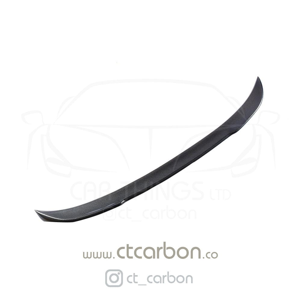 BMW F80 M3 & F30 3 Series Saloon Carbon Fibre Boot/Trunk Lip Spoiler - Rear Decklid Wing, CS Style M Performance Look, Gloss Carbon OEM+ Fit (2011–2020)