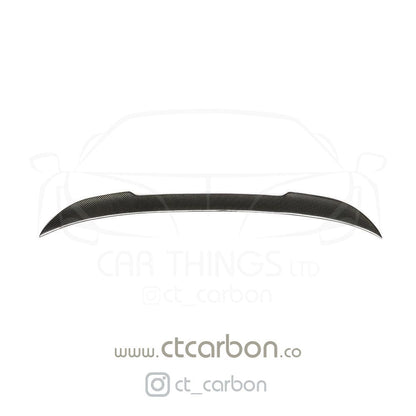 CT Carbon CS Style Rear Boot/Trunk Lip Spoiler for BMW F80 M3 (2014-2020) & F30 3 Series Sedan/Saloon (2011-2019) - Carbon Fibre CFRP Decklid/Bootlid Lip, Rear Boot Spoiler | OEM+ M Performance Look