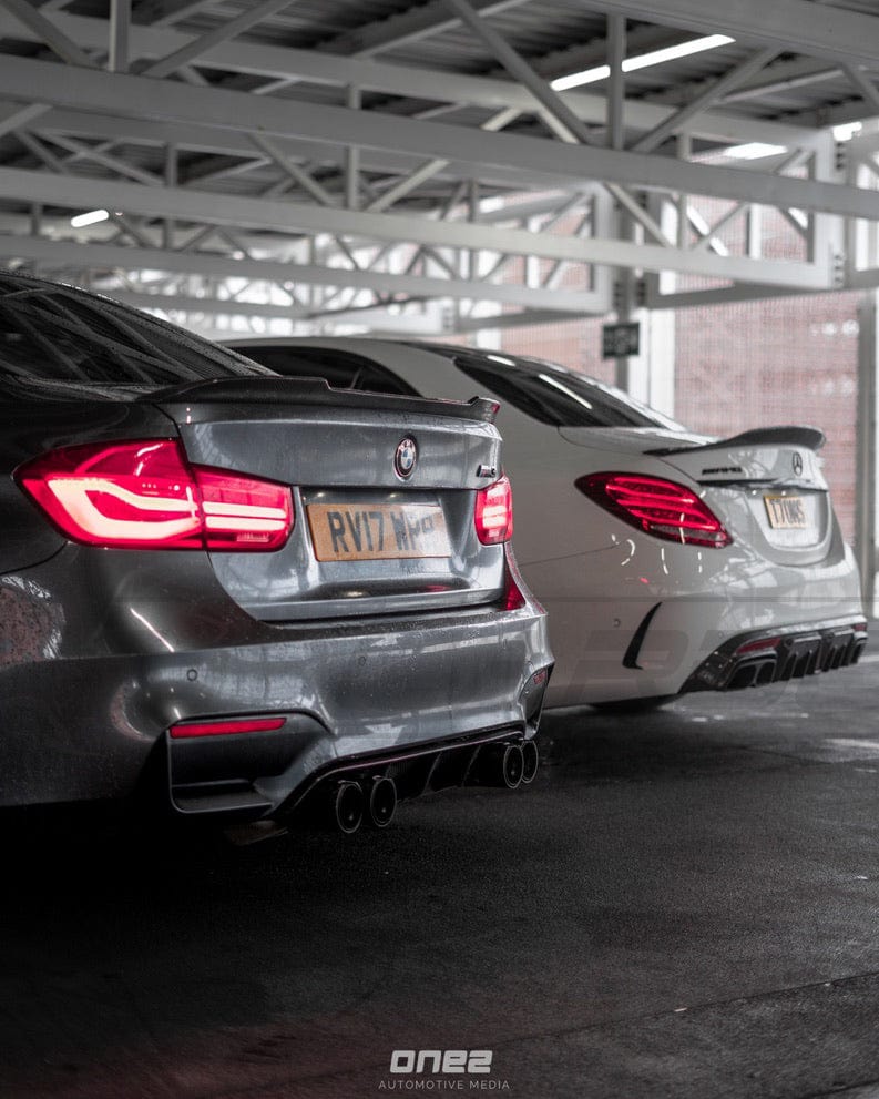 CT Carbon CS Style Rear Boot/Trunk Lip Spoiler for BMW F80 M3 (2014-2020) & F30 3 Series Sedan/Saloon (2011-2019) - Carbon Fibre CFRP Decklid/Bootlid Lip, Rear Boot Spoiler | OEM+ M Performance Look