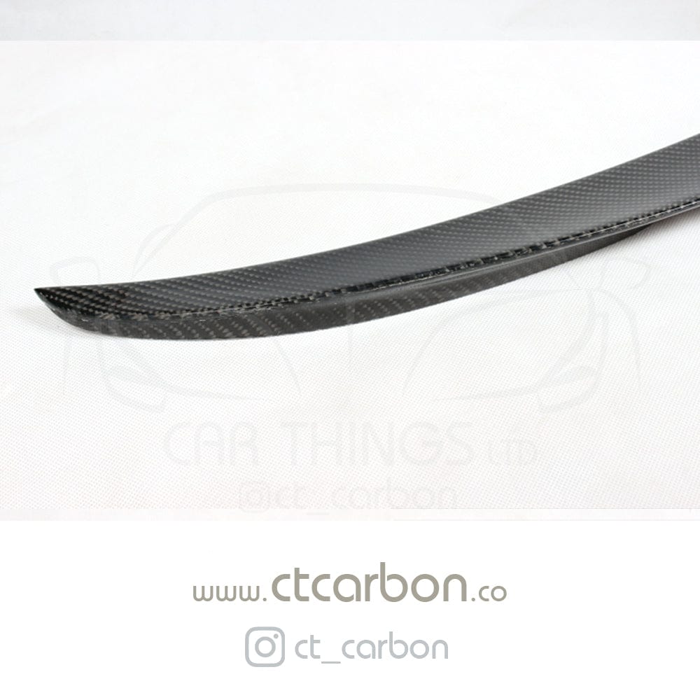 CT Carbon BMW F80 M3 & F30 3 Series Saloon/Sedan Carbon Fibre/Carbon Fiber Rear Lip Spoiler – M Performance MP Style Boot Lid Trunk Decklid Tail Spoiler (F80 2014–2020, F30 2011–2019)