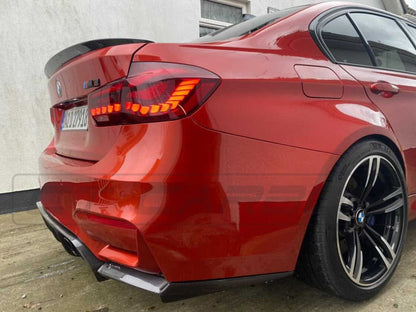 CT Carbon BMW F80 M3 & F30 3 Series Saloon/Sedan Carbon Fibre Boot Lip Spoiler, M Performance/MP Style Rear Trunk Lip Bootlid Wing (2011–2020) - Carbon Fiber OEM+ Rear Spoiler
