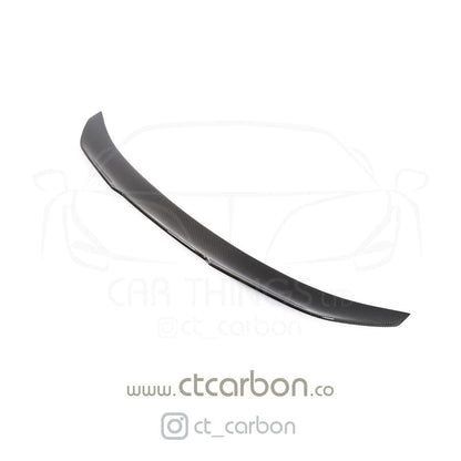 BMW M3 F80 & 3 Series F30 Saloon/Sedan Carbon Fibre / Carbon Fiber Ducktail Boot/Trunk Lip Rear Spoiler/Wing Lip – PS/PSM Style OEM+ by CT Carbon (2011–2019 F30, 2014–2020 F80)