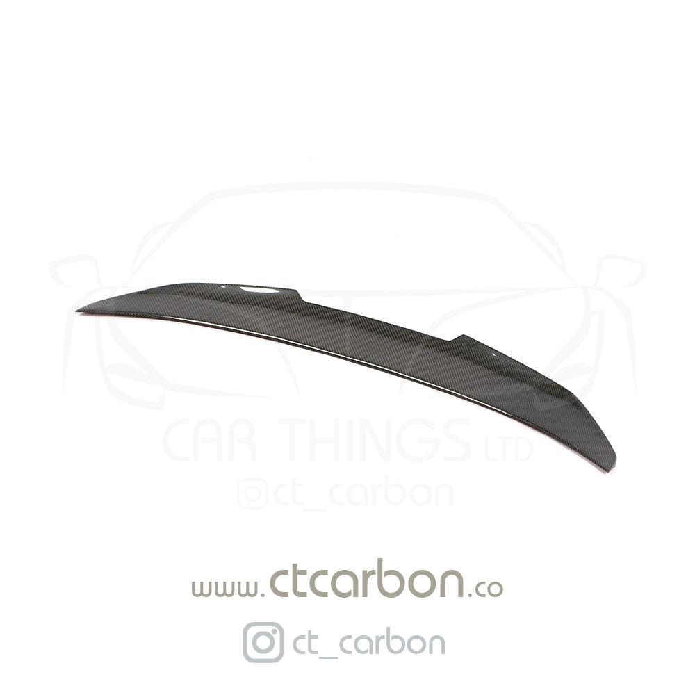 CT Carbon PSM Ducktail Boot/Trunk Lip Spoiler for BMW F80 M3 (2014-2020) & F30 3 Series Saloon/Sedan (2011-2019) – Carbon Fibre/Fiber High Kick Rear Decklid Wing Lip