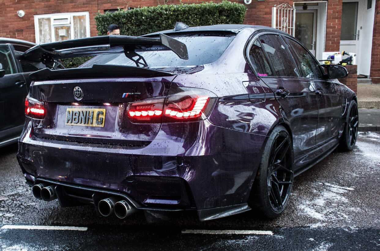 CT Carbon PSM Ducktail Boot/Trunk Lip Spoiler for BMW F80 M3 (2014-2020) & F30 3 Series Saloon/Sedan (2011-2019) – Carbon Fibre/Fiber High Kick Rear Decklid Wing Lip
