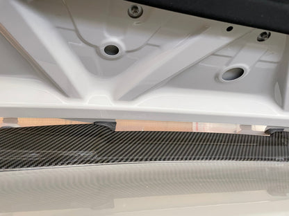 BMW M4 Convertible G83 & 4 Series Convertible G23 Carbon Fibre/Fiber Boot Trunk Lip Spoiler | CT Design Gloss Pre-Preg Rear Decklid Wing | 2021+ Cabriolet OEM Style Fitment Rear Edge Spoiler Performance Aero M440i 430i