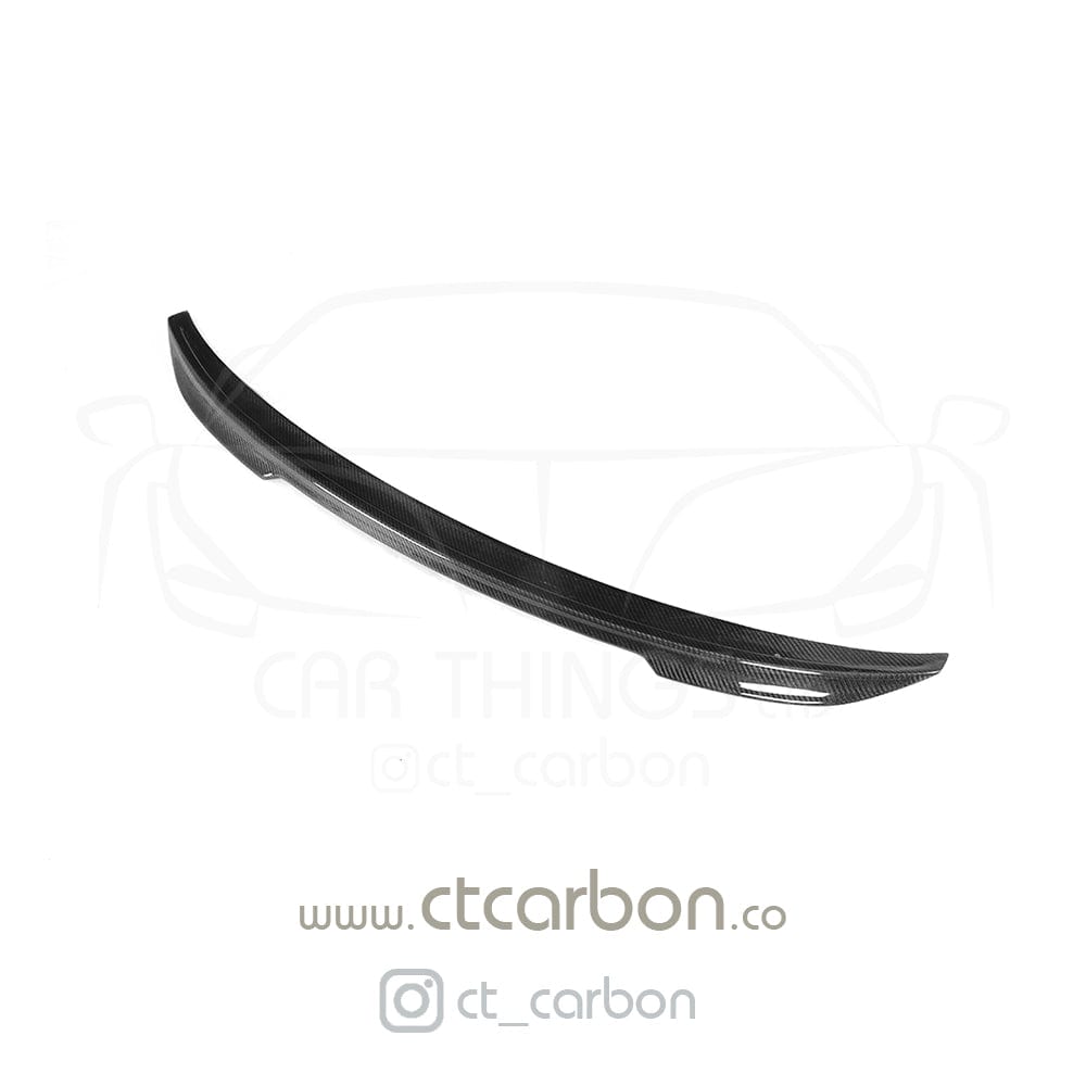 BMW M4 F82 CS Style Carbon Fibre/Carbon Fiber Rear Wing Lip Spoiler – Bootlid Boot Lip / Trunk Tail Spoiler – Coupe 2014–2020 incl. Competition – CT Carbon OEM+