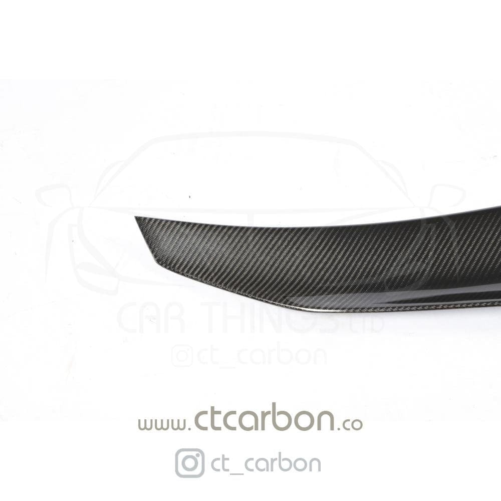 BMW M4 F82 Carbon Fibre Ducktail Spoiler - PSM/PS Style High Kick Boot Lip Trunk Spoiler Rear Wing for M4 Coupe (2014-2020) - Carbon Fiber Rear Lip Aero Upgrade