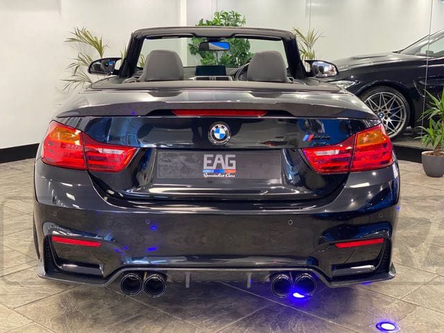 BMW M4 F83 & 4 Series F33 Convertible V-Style Carbon Fibre/Carbon Fiber Boot/Trunk Lip Spoiler - Rear Decklid Ducktail Wing (2014-2020) | Bootlid/Trunk Lid Rear Lip OEM+ Upgrade