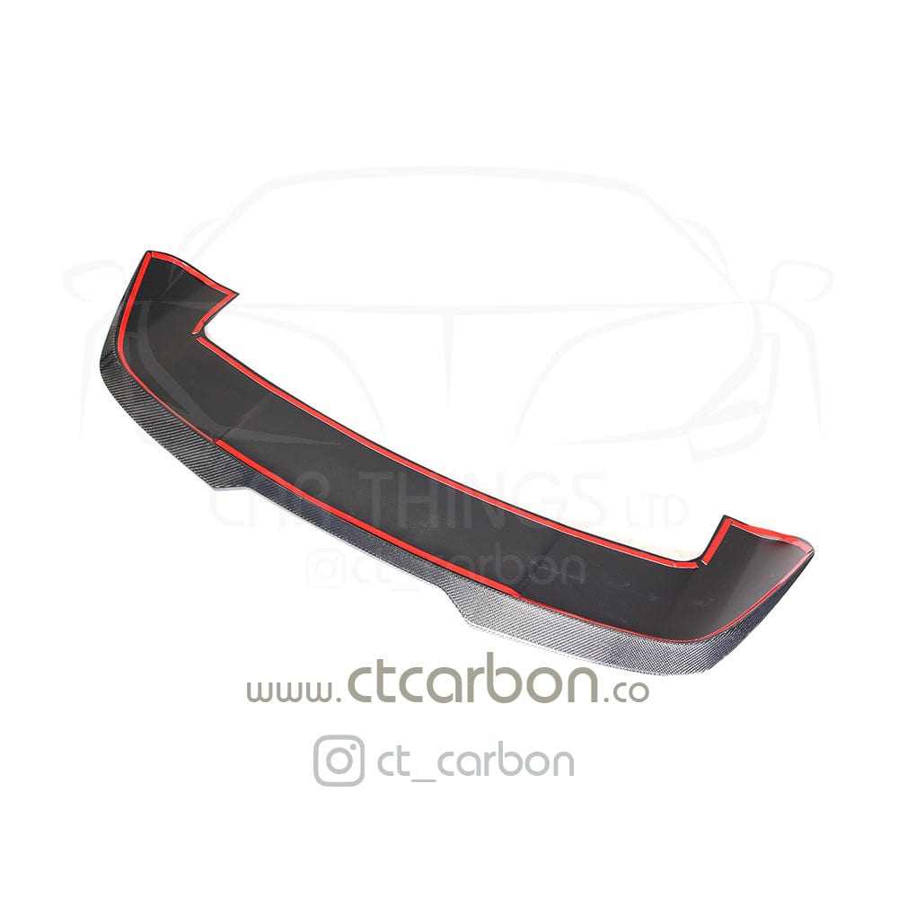 BMW X5 G05 (2018-on) Carbon Fibre/Fiber Rear Lip Spoiler - Tailgate/Boot/Trunk Lid Wing | CT Carbon CT Design Gloss OEM Style M Sport Performance