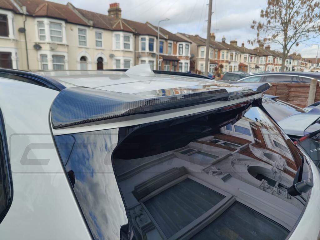 BMW X5 G05 (2018-on) Carbon Fibre/Fiber Rear Lip Spoiler - Tailgate/Boot/Trunk Lid Wing | CT Carbon CT Design Gloss OEM Style M Sport Performance