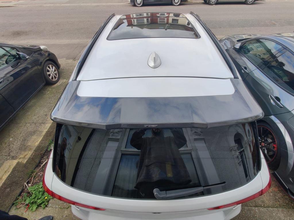 BMW X5 G05 (2018-on) Carbon Fibre/Fiber Rear Lip Spoiler - Tailgate/Boot/Trunk Lid Wing | CT Carbon CT Design Gloss OEM Style M Sport Performance