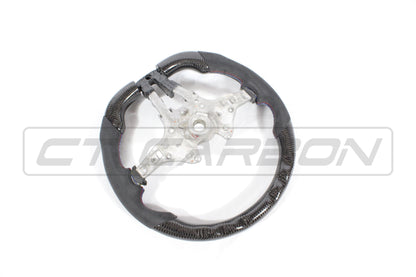 BMW F-Series Performance Steering Wheel – Carbon Fibre & Alcantara Suede, Flat-Bottom D-Shape, OEM Core Upgrade – Fits F87 M2/M2C, F80 M3, F82 F83 M4, F30 F31 3 Series, F32 F33 4 Series, F20 F21 1 Series, F22 F23 2 Series, F15 X5, F16 X6, F85 X5M, F86 X6M
