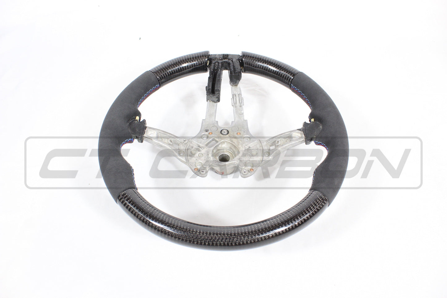 BMW F-Series Carbon Fibre (Carbon Fiber) & Alcantara Suede Steering Wheel - M Performance Style OEM Core Replacement Upgrade Retrofit | F87 M2/M2 Competition, F80 M3, F82/F83 M4, F20/F21, F22/F23, F30/F31, F32/F33, F15/F85 X5, F16/F86 X6