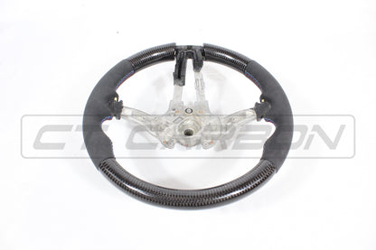 BMW F-Series Carbon Fibre (Carbon Fiber) & Alcantara Suede Steering Wheel - M Performance Style OEM Core Replacement Upgrade Retrofit | F87 M2/M2 Competition, F80 M3, F82/F83 M4, F20/F21, F22/F23, F30/F31, F32/F33, F15/F85 X5, F16/F86 X6