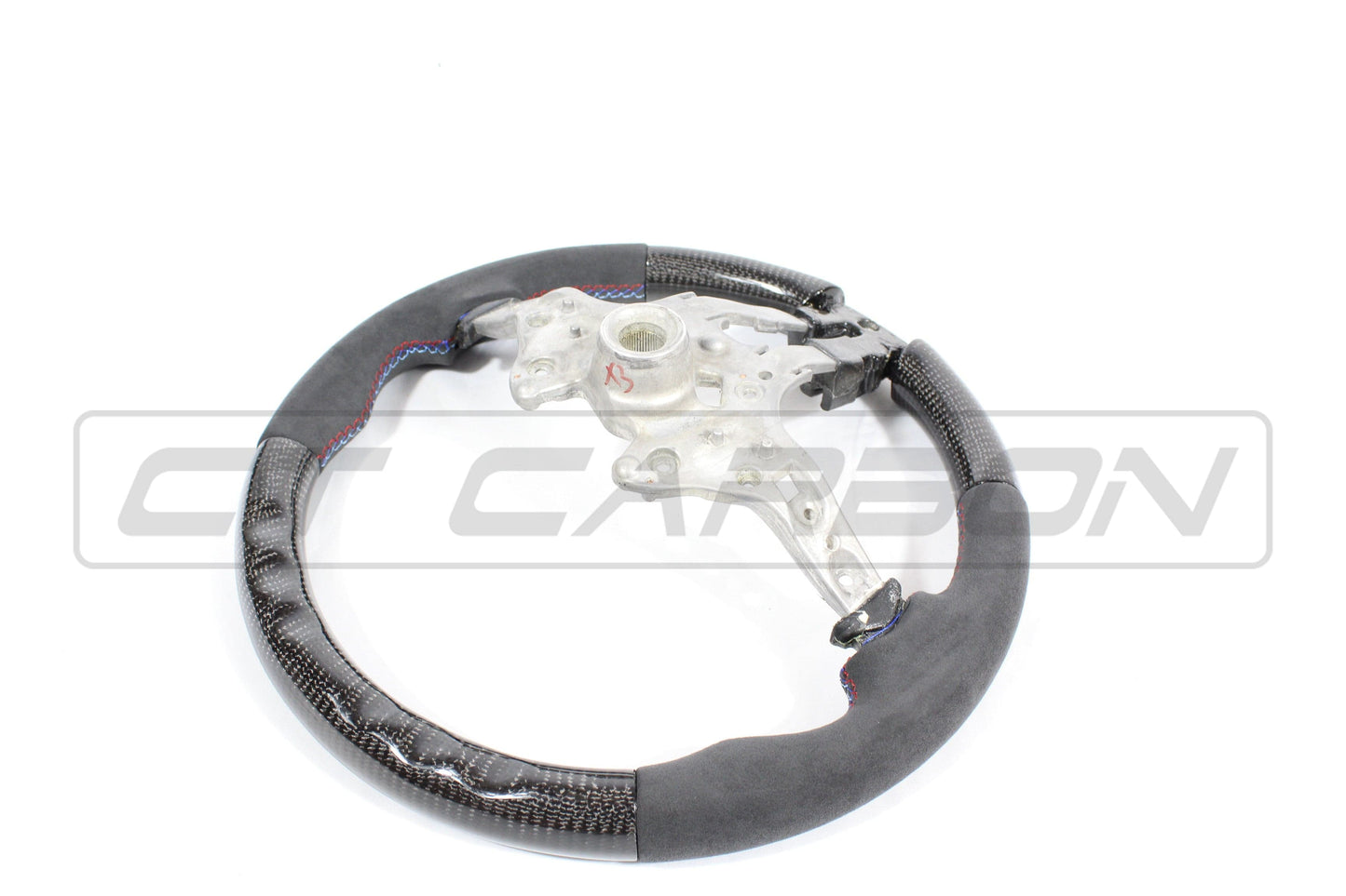 BMW F-Series Carbon Fibre (Carbon Fiber) & Alcantara Suede Steering Wheel - M Performance Style OEM Core Replacement Upgrade Retrofit | F87 M2/M2 Competition, F80 M3, F82/F83 M4, F20/F21, F22/F23, F30/F31, F32/F33, F15/F85 X5, F16/F86 X6