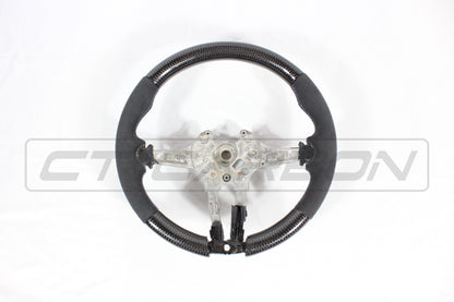 BMW F-Series Carbon Fibre (Carbon Fiber) & Alcantara Suede Steering Wheel - M Performance Style OEM Core Replacement Upgrade Retrofit | F87 M2/M2 Competition, F80 M3, F82/F83 M4, F20/F21, F22/F23, F30/F31, F32/F33, F15/F85 X5, F16/F86 X6