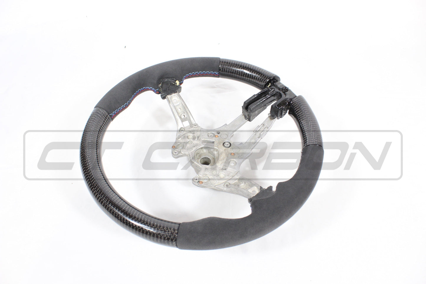 BMW F-Series Carbon Fibre (Carbon Fiber) & Alcantara Suede Steering Wheel - M Performance Style OEM Core Replacement Upgrade Retrofit | F87 M2/M2 Competition, F80 M3, F82/F83 M4, F20/F21, F22/F23, F30/F31, F32/F33, F15/F85 X5, F16/F86 X6