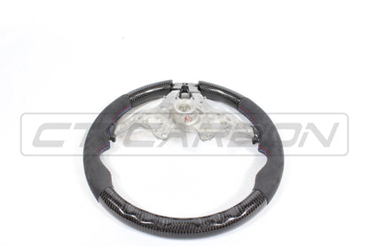 BMW F-Series Carbon Fibre (Carbon Fiber) & Alcantara Suede Steering Wheel - M Performance Style OEM Core Replacement Upgrade Retrofit | F87 M2/M2 Competition, F80 M3, F82/F83 M4, F20/F21, F22/F23, F30/F31, F32/F33, F15/F85 X5, F16/F86 X6