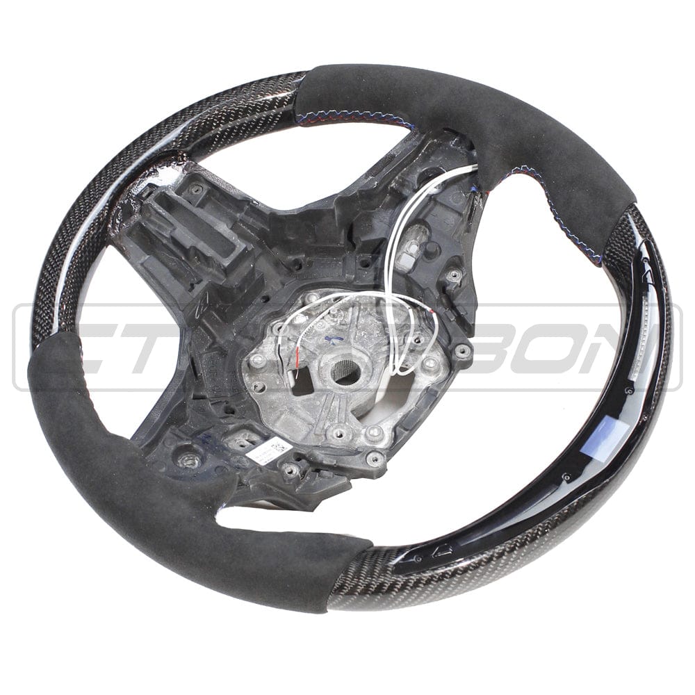 BMW Gxx M2,M3,M4 1,2,3,4 SERIES CARBON FIBRE / ALCANTARA LED STEERING WHEEL