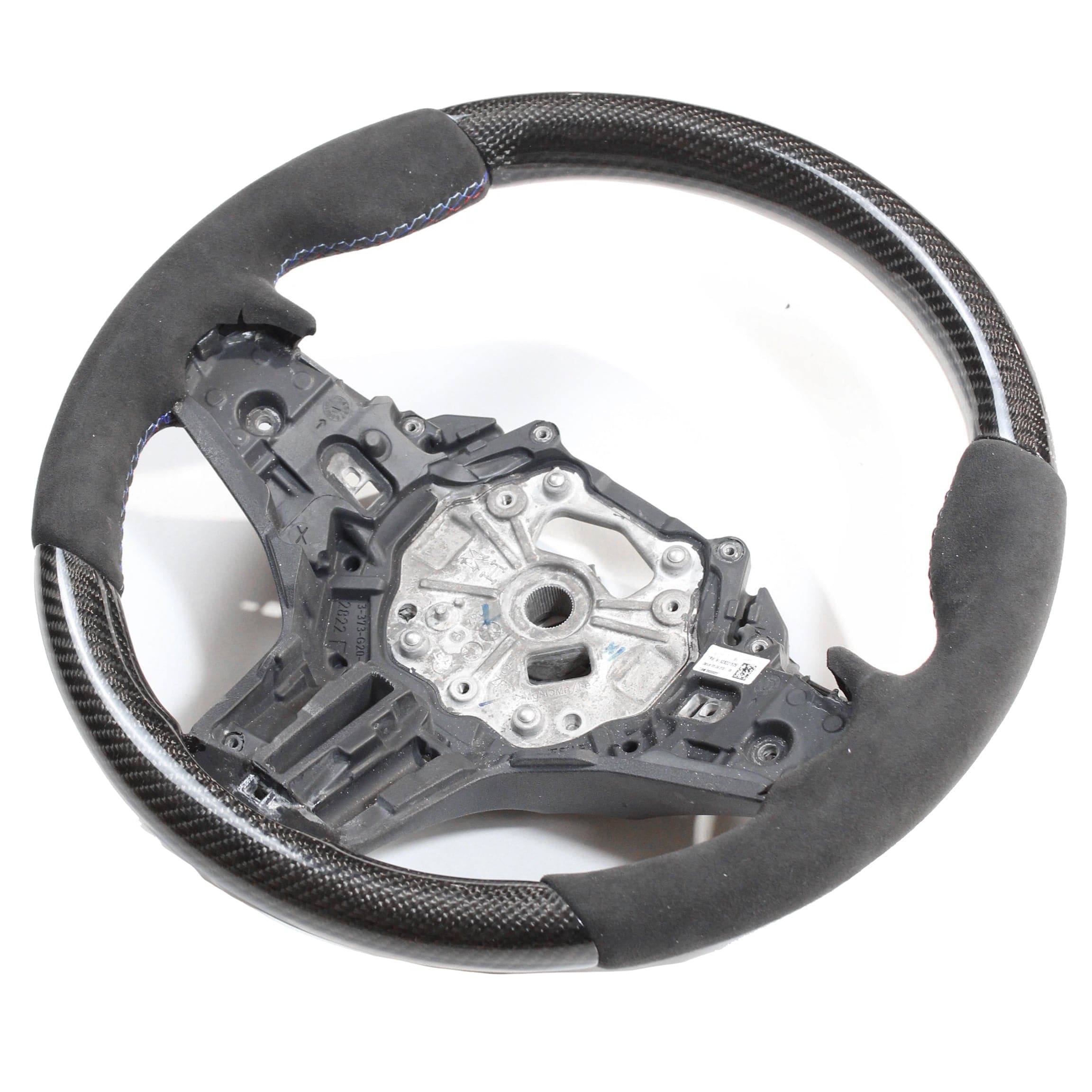 BMW Gxx CARBON FIBRE / ALCANTARA CUSTOM STEERING WHEEL – MJ Modifications