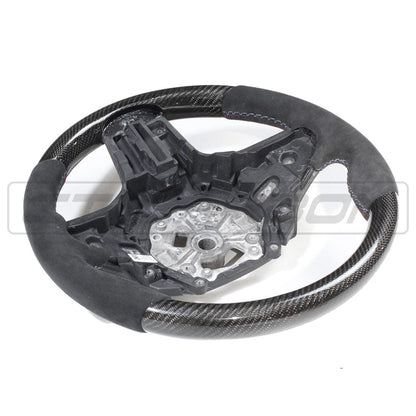 BMW G-Series G-Chassis Custom Steering Wheel | Carbon Fibre (Fiber) & Alcantara Suede | Performance Sport/Flat-Bottom/Thick Grip | CT Carbon Upgrade for G20 G21 G22 G30 G31 G80 G82 G01 G05 | M Sport Replacement Racing Wheel
