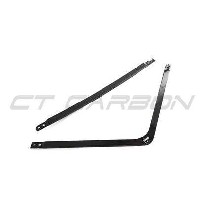 CT Carbon Prepreg Carbon Fibre/Fiber Front Upper Strut Brace/Bar for BMW M2 M3 M4 G-Series (G87 G80 G81 G82 G83, S58) - Tower Brace Shock Tower Cross Brace Engine Bay Under Bonnet OEM+ Direct Fit