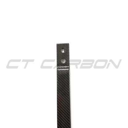 CT Carbon Prepreg Carbon Fibre/Fiber Front Upper Strut Brace/Bar for BMW M2 M3 M4 G-Series (G87 G80 G81 G82 G83, S58) - Tower Brace Shock Tower Cross Brace Engine Bay Under Bonnet OEM+ Direct Fit
