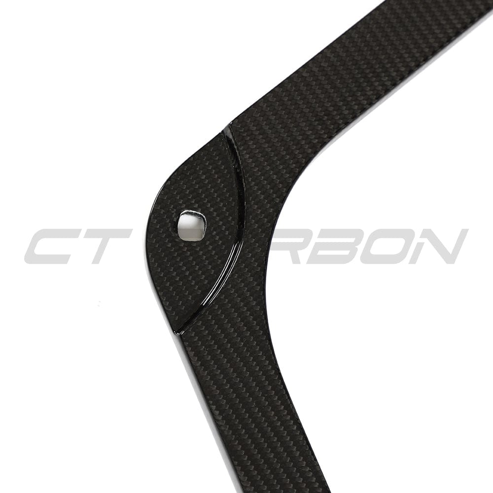 CT Carbon Prepreg Carbon Fibre/Fiber Front Upper Strut Brace/Bar for BMW M2 M3 M4 G-Series (G87 G80 G81 G82 G83, S58) - Tower Brace Shock Tower Cross Brace Engine Bay Under Bonnet OEM+ Direct Fit