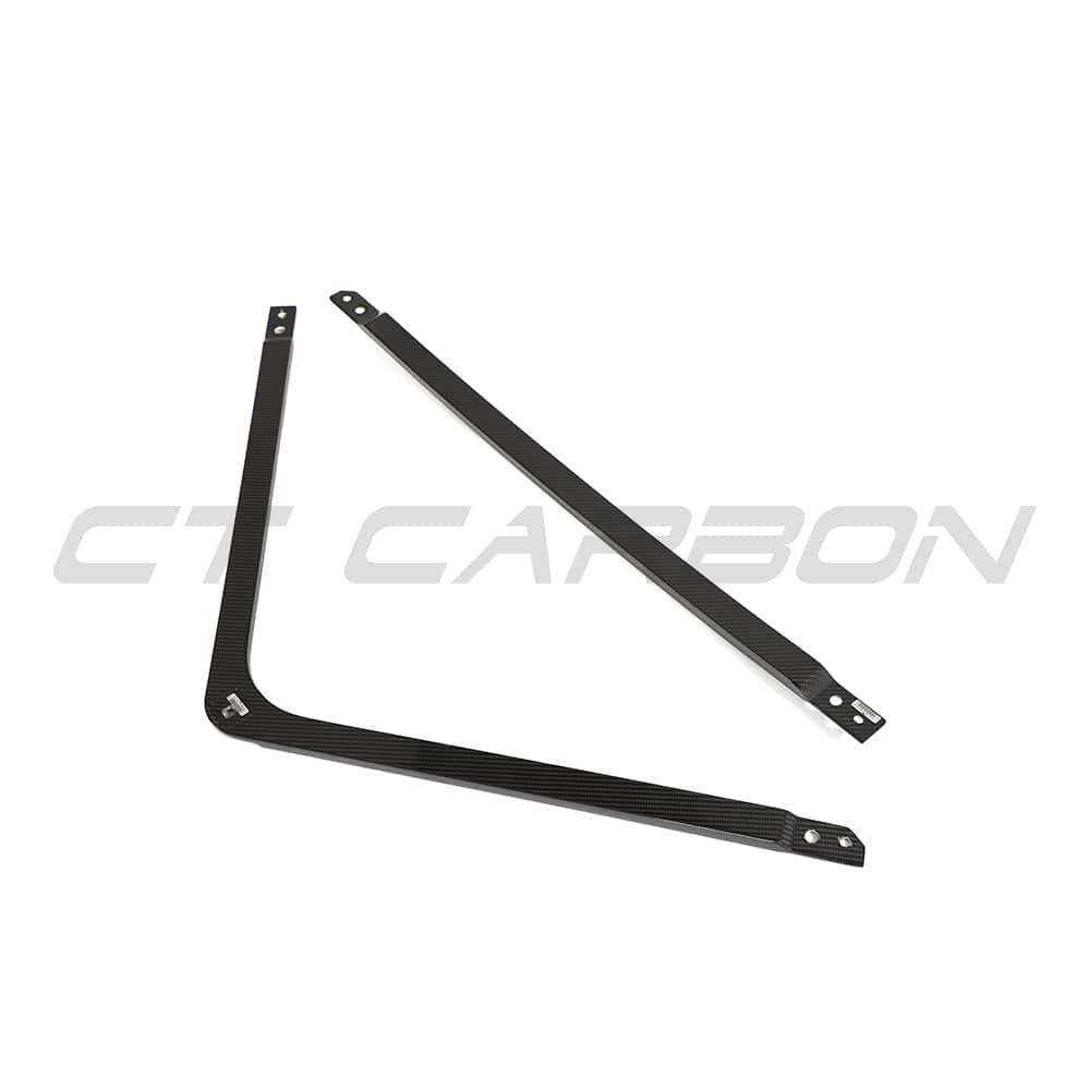 CT Carbon Prepreg Carbon Fibre/Fiber Front Upper Strut Brace/Bar for BMW M2 M3 M4 G-Series (G87 G80 G81 G82 G83, S58) - Tower Brace Shock Tower Cross Brace Engine Bay Under Bonnet OEM+ Direct Fit