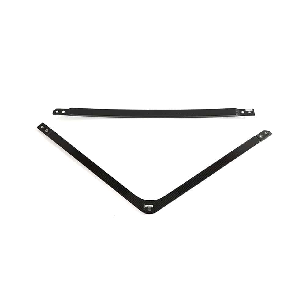 CT Carbon Prepreg Carbon Fibre/Fiber Front Upper Strut Brace/Bar for BMW M2 M3 M4 G-Series (G87 G80 G81 G82 G83, S58) - Tower Brace Shock Tower Cross Brace Engine Bay Under Bonnet OEM+ Direct Fit