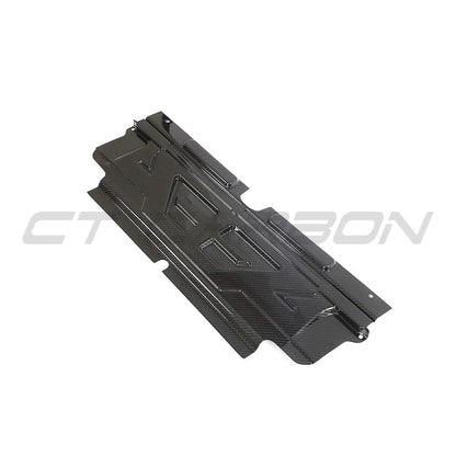 CT Carbon BMW M2 M3 M4 G87 G80 G81 G82 G83 Carbon Fibre/Fiber Slam Panel Cover – Upper Radiator Top Cover, Radiator Shroud, Core Support Lock Carrier Bonnet Latch Engine Bay Trim – G8X S58 2x2 Twill Pre-Preg