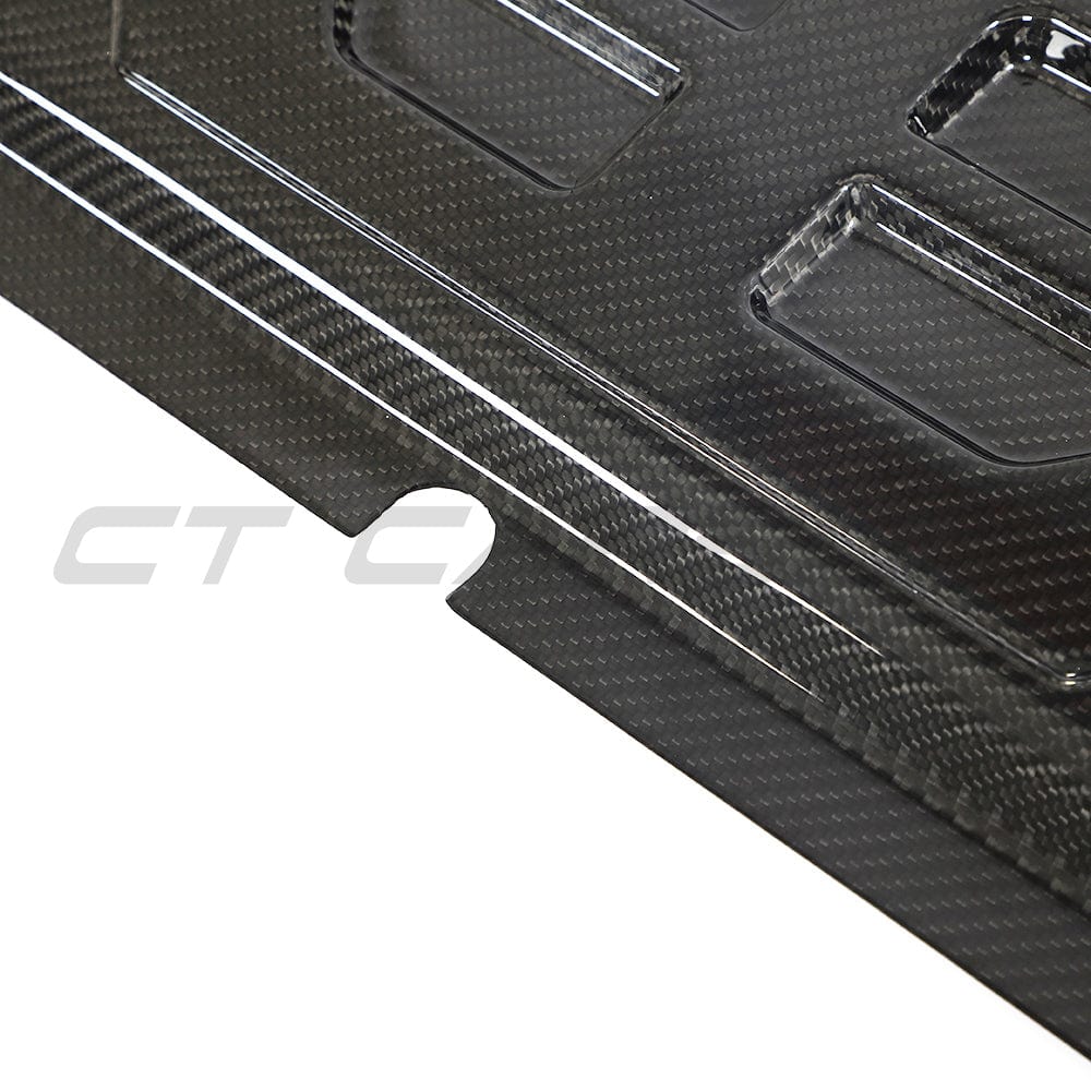 CT Carbon BMW M2 M3 M4 G87 G80 G81 G82 G83 Carbon Fibre/Fiber Slam Panel Cover – Upper Radiator Top Cover, Radiator Shroud, Core Support Lock Carrier Bonnet Latch Engine Bay Trim – G8X S58 2x2 Twill Pre-Preg