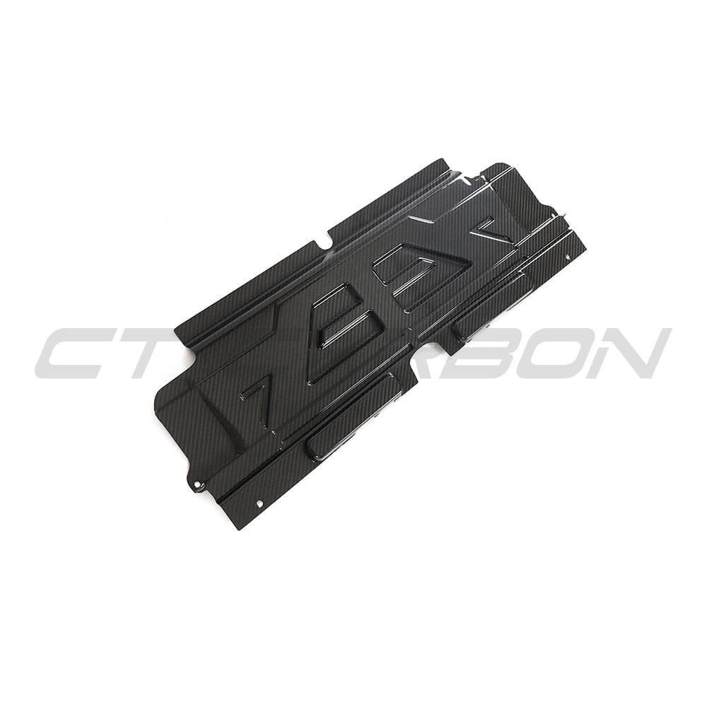 CT Carbon BMW M2 M3 M4 G87 G80 G81 G82 G83 Carbon Fibre/Fiber Slam Panel Cover – Upper Radiator Top Cover, Radiator Shroud, Core Support Lock Carrier Bonnet Latch Engine Bay Trim – G8X S58 2x2 Twill Pre-Preg