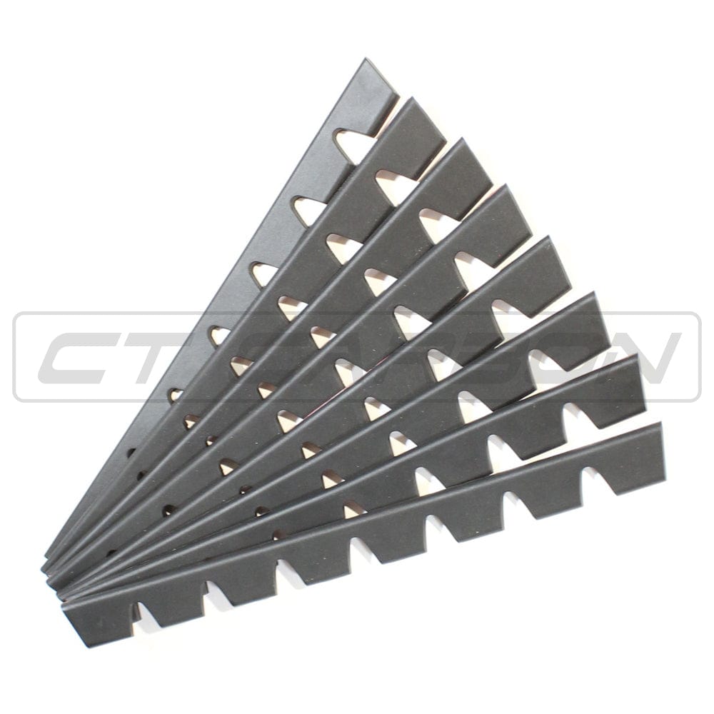 Universal Front Lip Splitter Protector Kit – Bumper Chin Scrape Guard Strips for Plastic & Carbon Fiber Lips, Front Valance Skid Protection, Chin Spoiler Edge Guard (8 x 30 cm) by CT Carbon – Speed Bump & Driveway Scuff Saver – Discreet OEM+ Look