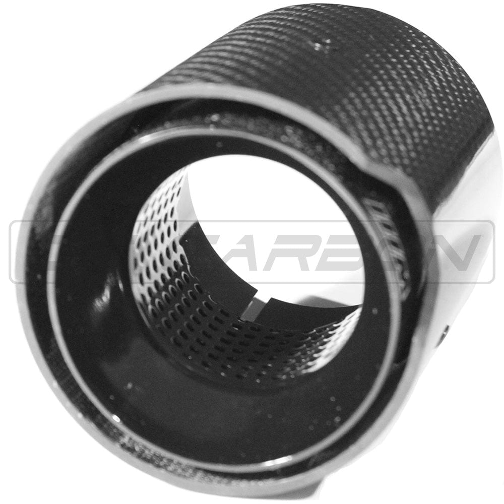 BMW 1 Series F40 & 2 Series Gran Coupe F44 M135i/M235i (125i/235i) Carbon Fibre Exhaust Tips - Gloss Black Tailpipe Finishers, Muffler Tips/Tail Trims (Pair, Set of 2) | CT Carbon