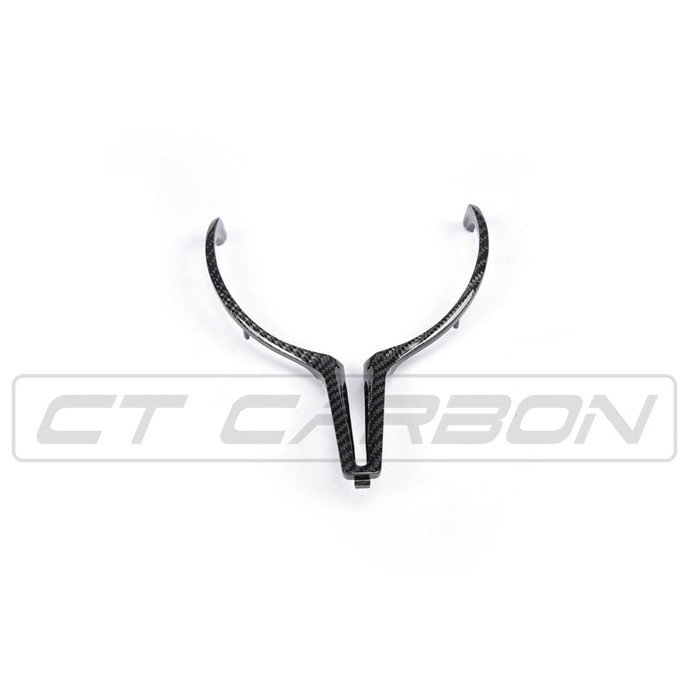 CT Carbon BMW M F-Series (Fxx) Steering Wheel Centre/Center Trim – Carbon Fibre/Fiber Spoke Cover Insert Overlay | M Performance Style | F87 M2 F80 M3 F82/F83 M4 F10 M5 F12/F13 M6 F85 X5M F86 X6M (2012-2020)