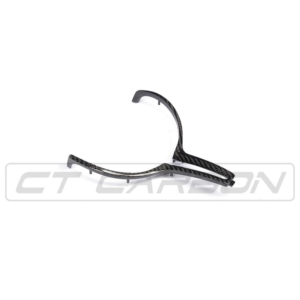 CT Carbon BMW M F-Series (Fxx) Steering Wheel Centre/Center Trim – Carbon Fibre/Fiber Spoke Cover Insert Overlay | M Performance Style | F87 M2 F80 M3 F82/F83 M4 F10 M5 F12/F13 M6 F85 X5M F86 X6M (2012-2020)