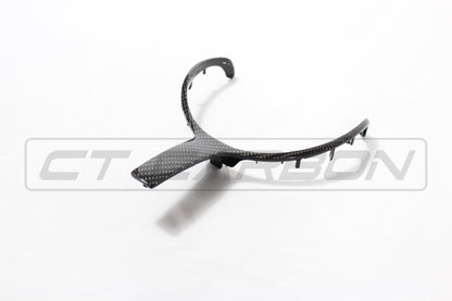 CT Carbon BMW F-Series M Sport Replacement Steering Wheel Centre/Center Trim - Real Carbon Fibre Insert/Spoke Cover/Bezel/Garnish, M Performance Style OEM+ - Fits F10 F20 F21 F22 F23 F30 F31 F32 F33 F15 F16 (2012-2019) 1 2 3 4 Series X5 X6