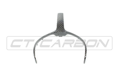 CT Carbon BMW F-Series M Sport Replacement Steering Wheel Centre/Center Trim - Real Carbon Fibre Insert/Spoke Cover/Bezel/Garnish, M Performance Style OEM+ - Fits F10 F20 F21 F22 F23 F30 F31 F32 F33 F15 F16 (2012-2019) 1 2 3 4 Series X5 X6